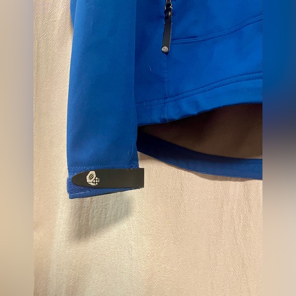 Mountain Hardwear Hooded Men's Performance Jacket in Vibrant Blue; Size Large - Picture 2 of 9
